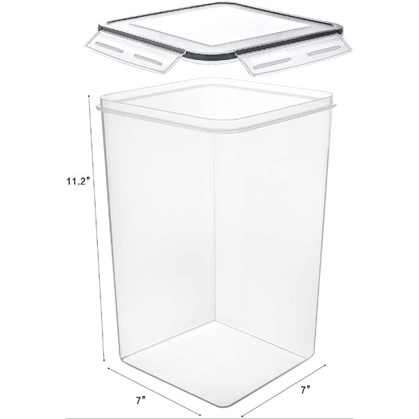Prep & Savour Extra Large 7Qt / 6.5L/220Oz Tall Food Storage Containers